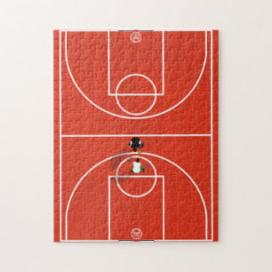 Flygplansbelysning från Basketball Court Pussel