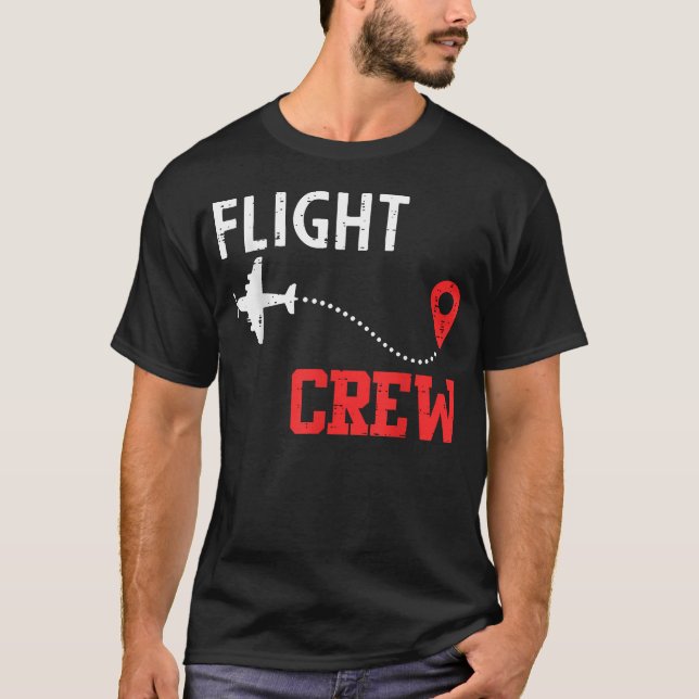 Flygplansbesättning Födelsedagsfest Plan Pilot T Shirt (Framsida)