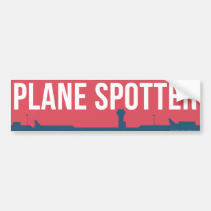 Flygplansflottörsplats Röd Bildekal