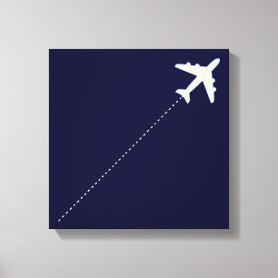 flygplansflyglinje canvastryck