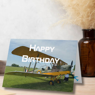 Flygplansfoto, Coola Aviation Pilot Birthday Kort