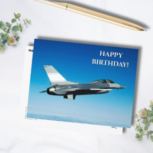 Flygplansfoto från jet, Coola Luftfartsdag Vykort