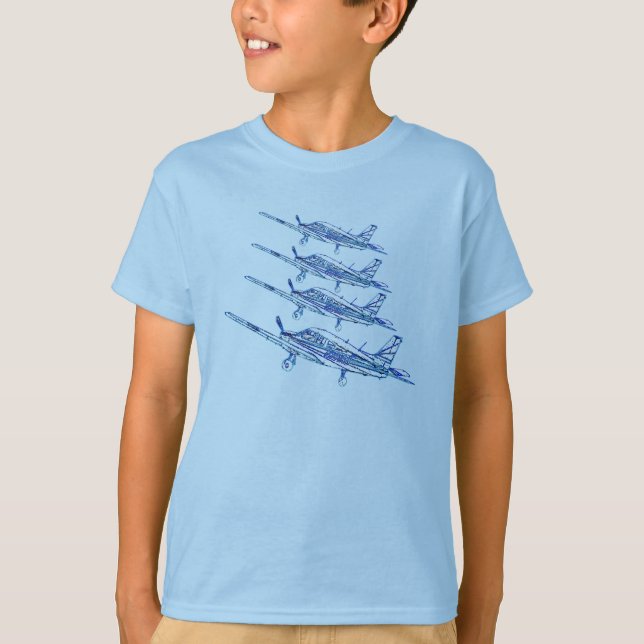 Flygplanshierarki.. T-shirt (Framsida)
