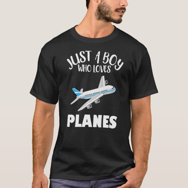 Flygplanskonstruktioner för Boys Manar Flygplan Pi T Shirt (Framsida)