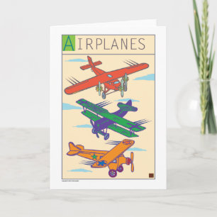 Flygplanskort Kort