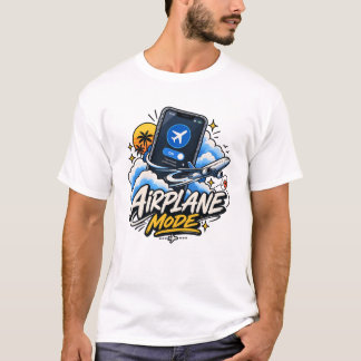 Flygplansläge Koppla från för att koppla om T Shirt