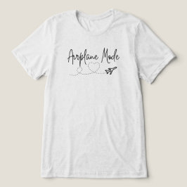 Flygplansläge med hjärta i svart t shirt