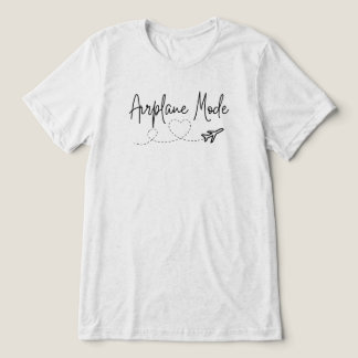Flygplansläge med hjärta i svart t shirt
