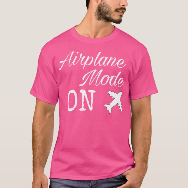 Flygplansläge på t shirt (Framsida)