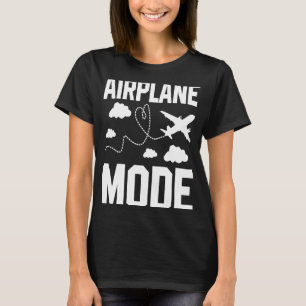 Flygplansläge Pilot Flygplan Flygplan Aviation 16 T Shirt