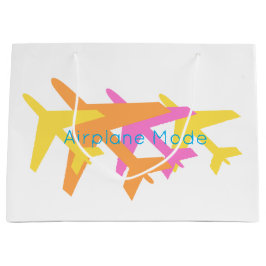 Flygplansläge rosa gult orange blå pilotresa