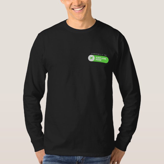 Flygplansläge T Shirt (Framsida)