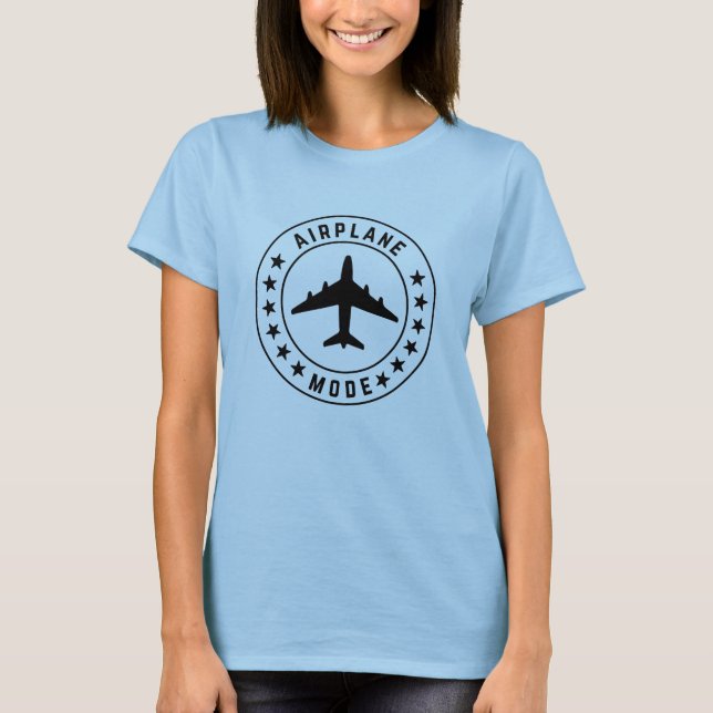 Flygplansläge T Shirt (Framsida)
