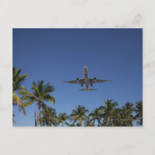 Flygplanslandning i Miami Vykort