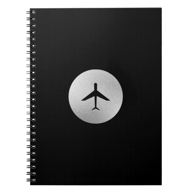 Flygplanslogotyp Anteckningsbok (Framsidan)