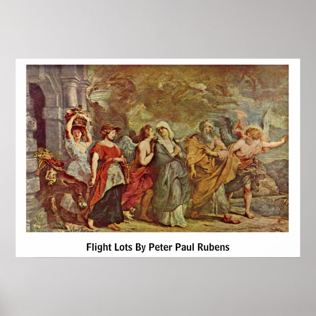Flygplanslott av Peter Paul Rubens Poster (Framsidan)