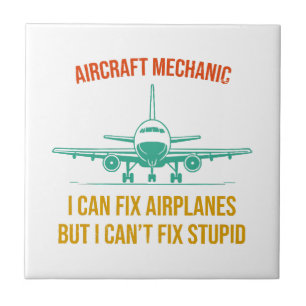 Flygplansmekaniker kan fixa flygplan, men jag kan kakelplatta