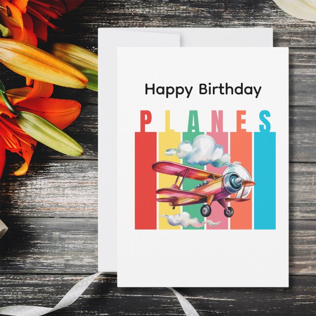 Flygplansmoln för flygplansrödor på födelsedagen (Skapare uppladdad)