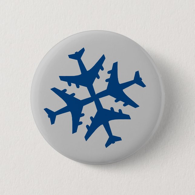 FlygplanSnowflake Knapp (Framsida)
