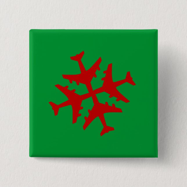 FlygplanSnowflake Knapp (Framsida)