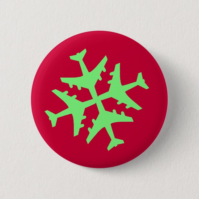 FlygplanSnowflake Knapp (Framsida)