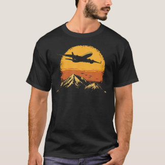Flygplanspilot Berg Vintage T Shirt