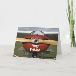 Flygplanspilot Grattis på födelsedagen Kort