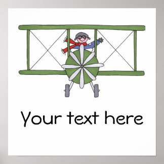 Flygplanspilot Poster