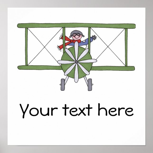 Flygplanspilot Poster (Framsidan)