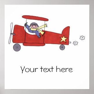 Flygplanspilot Poster