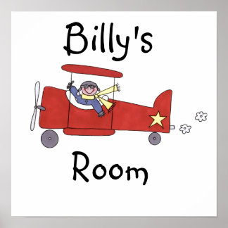 Flygplanspilot Poster
