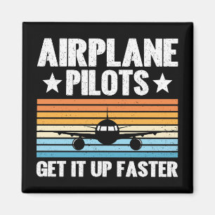 Flygplanspiloter kommer snabbare upp på flygplanet magnet