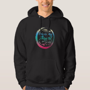 Flygplansresenärens flygplatsflykt utanför hemmet hoodie