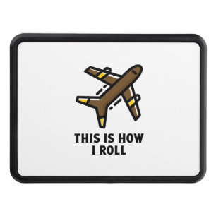 Flygplansrullpilot Dragkroksskydd