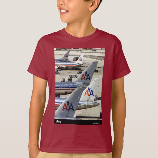 Flygplansskjorta T Shirt (Framsida)