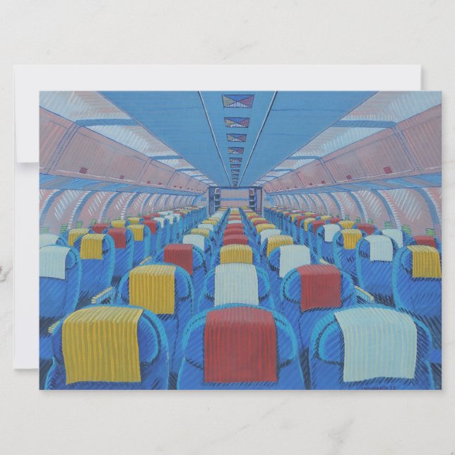 Flygplansstolar (av Gregorio Undurraga) Kort (Framsida)