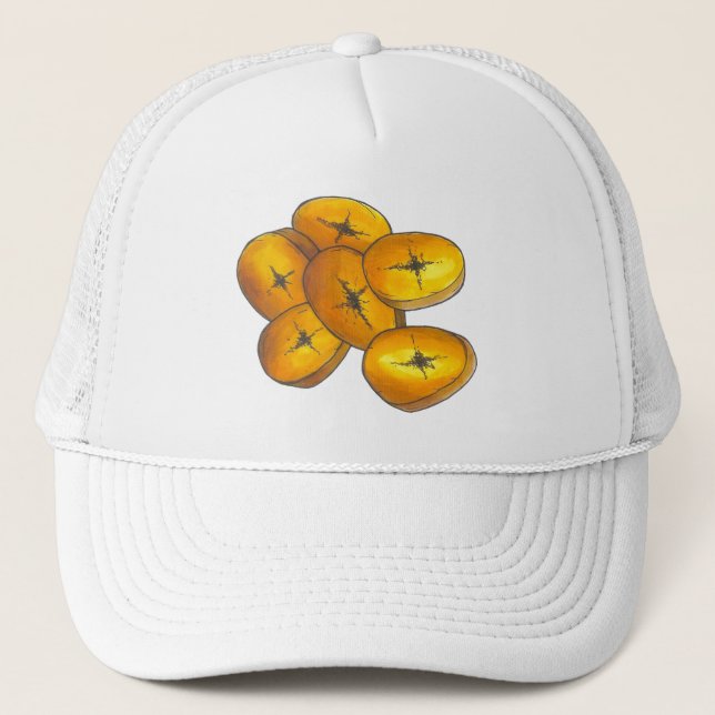 Flygplantener som kokar Bananas Karibias mat Keps (Framsida)
