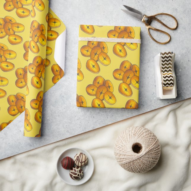 Flygplantener som kokar Bananas Puerto Rican Food Presentpapper (Hantverk)