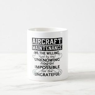 Flygplanunderhåll Kaffemugg