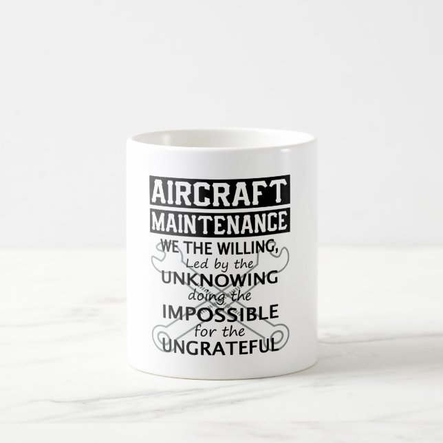 Flygplanunderhåll Kaffemugg (Center)