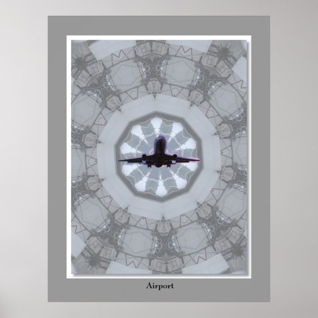 Flygplats Poster (Framsidan)