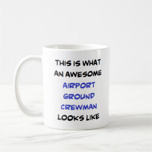 Flygplatsbesättning, fantastisk kaffemugg