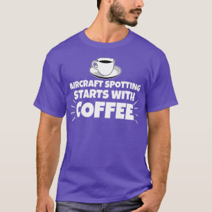 Flygplatsen börjar med kaffe och roligt t shirt