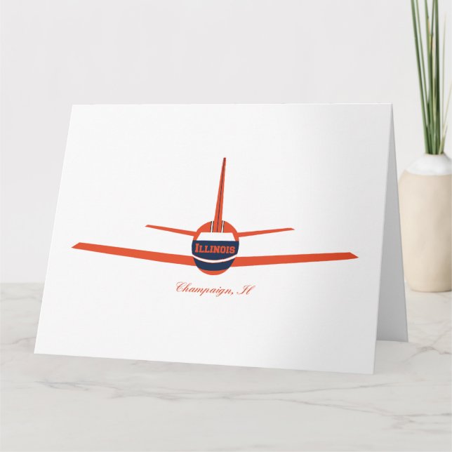 Flygplatsen för destinationskampaign Illinois IL A Kort (Framsida)