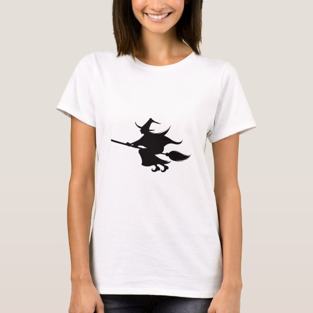 Flygplatsen Halloween Dam-Shirt T Shirt (Framsida)
