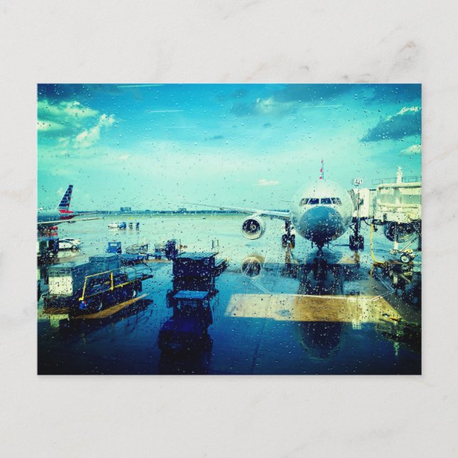 Flygplatsen i Rain Vykort (Framsida)