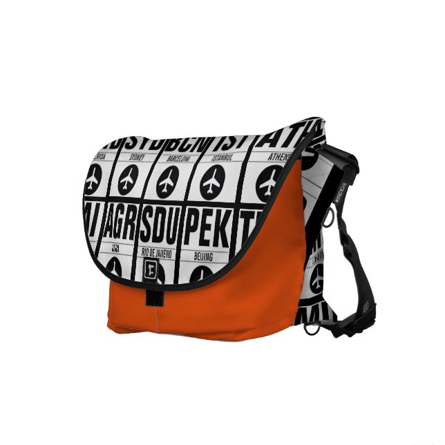 Flygplatsen kodifierar reser hänger lös kurir väska (Högra Framsidan)