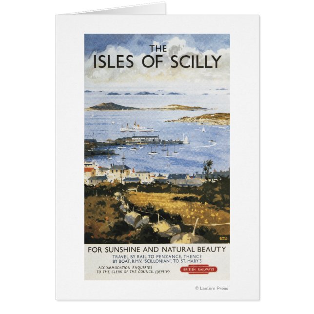 Flygplatsen och Dockningsjärnvägen Poster Hälsningskort (Framsidan)