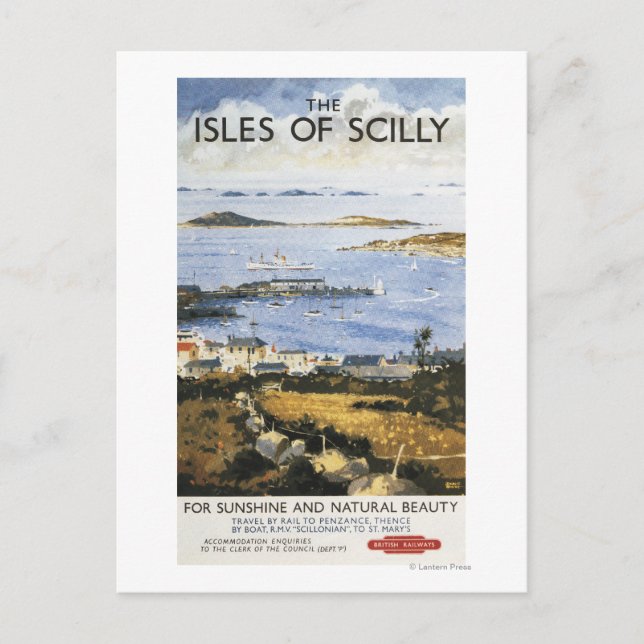 Flygplatsen och Dockningsjärnvägen Poster Vykort (Framsida)