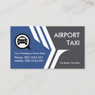 Flygplatsen Vingar Taxi Visitkort